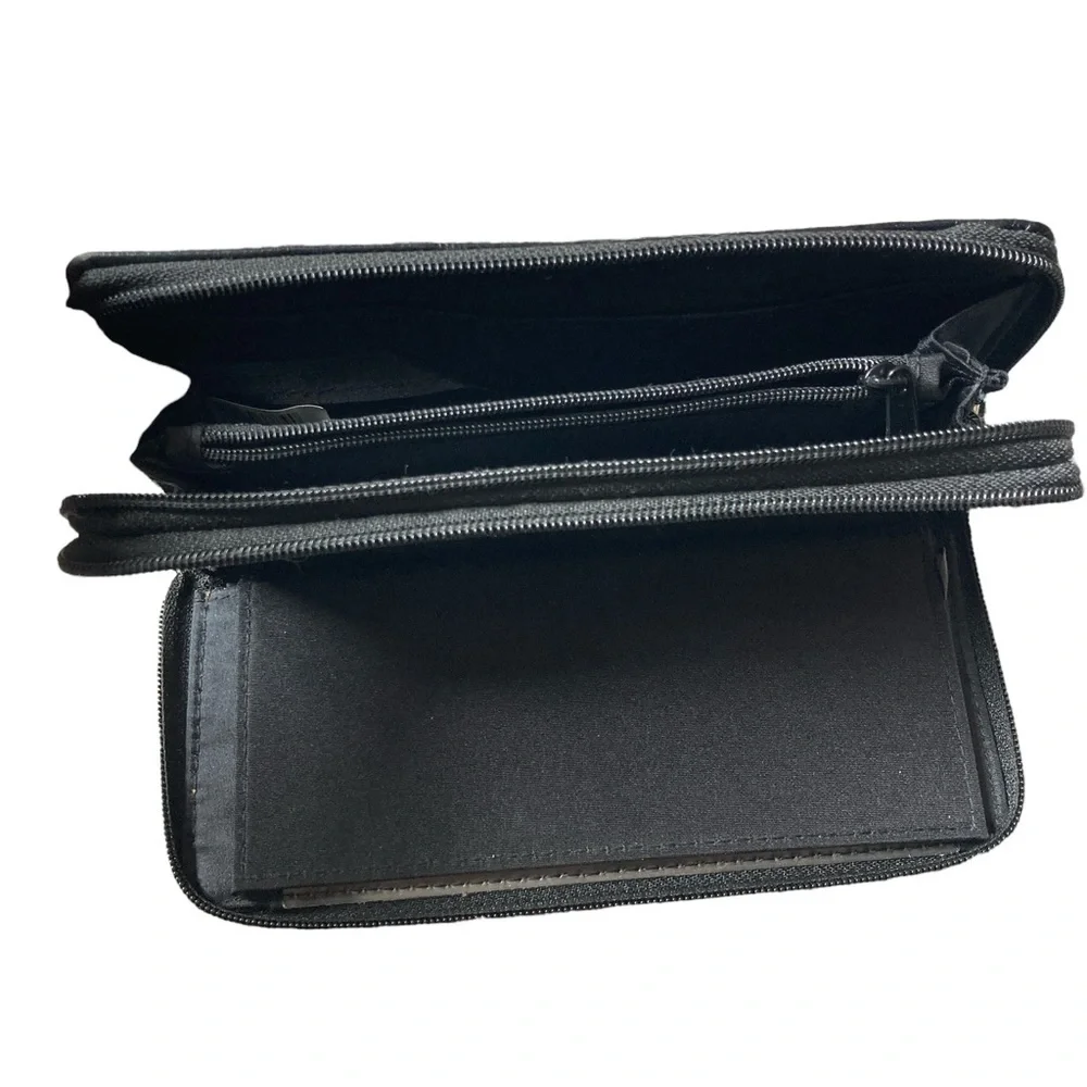 Tahari Gray Quilted Women's Wallet